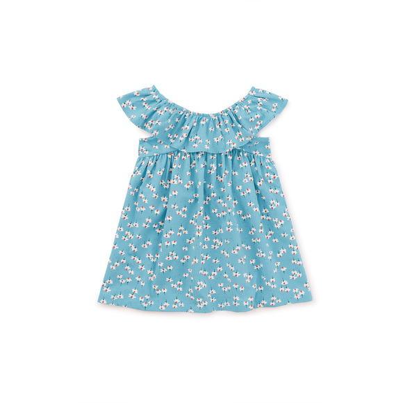 Tea Collection Other - Tea Collection Girls Blue Mexican Hat Floral Dress size: 3-6 Months